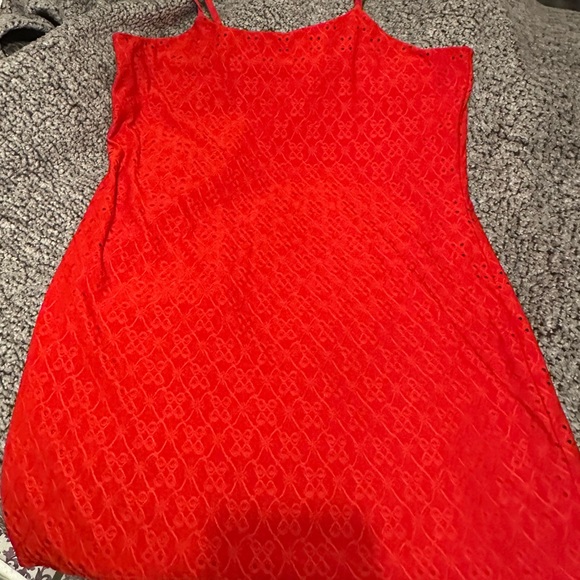 NWOT Elegant Red Lace Women's Nightgown or House wear - Picture 2 of 6